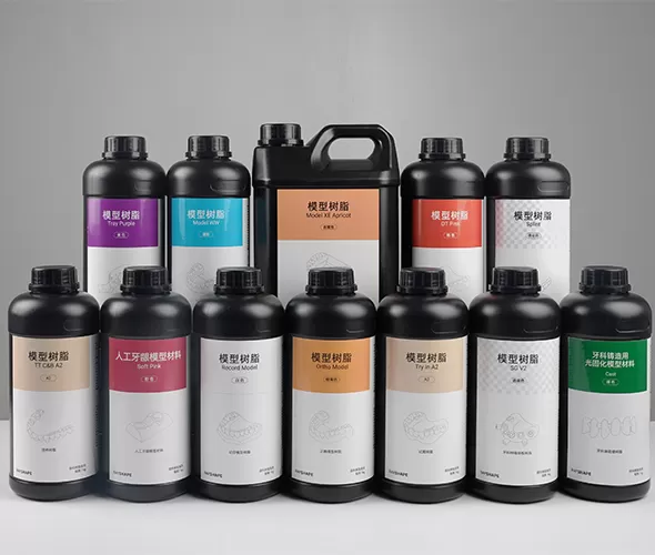 Breite Palette von Materialien