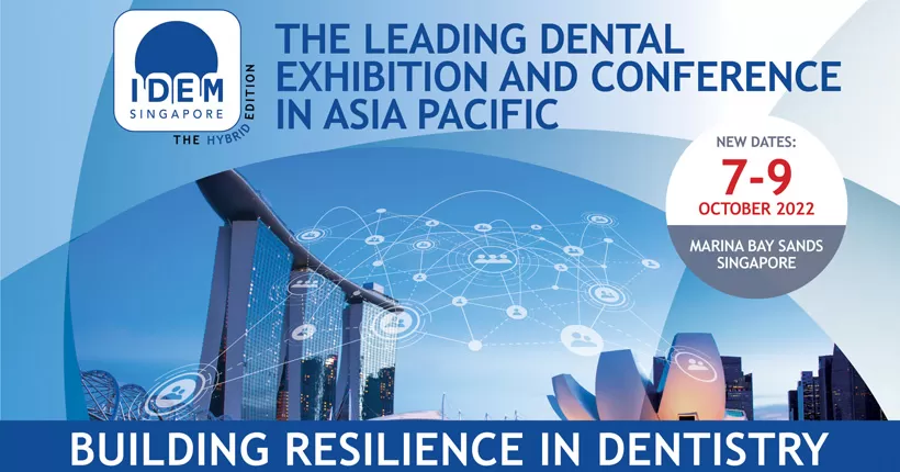 RAY SHAPE wird am 7. und 9. Oktober 2022 in Singapur an der IDEM Dental Ausstellung teilnehmen